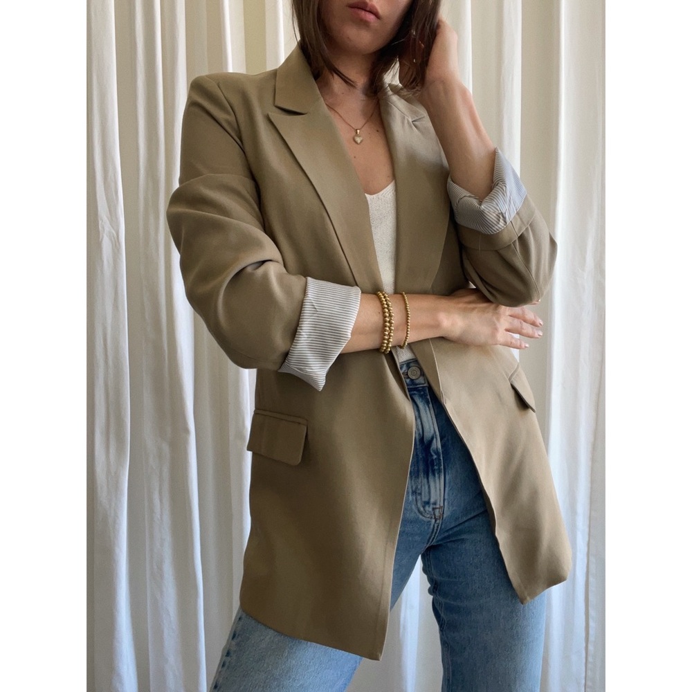 HARVEY BLAZER — In Taupe - Picture 4 of 9